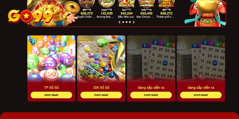 Đa dạng hình, quay thưởng nhanh chỉ có tại XS GO99